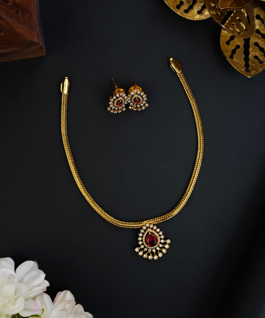 MINIMAL NECKSET (RED)