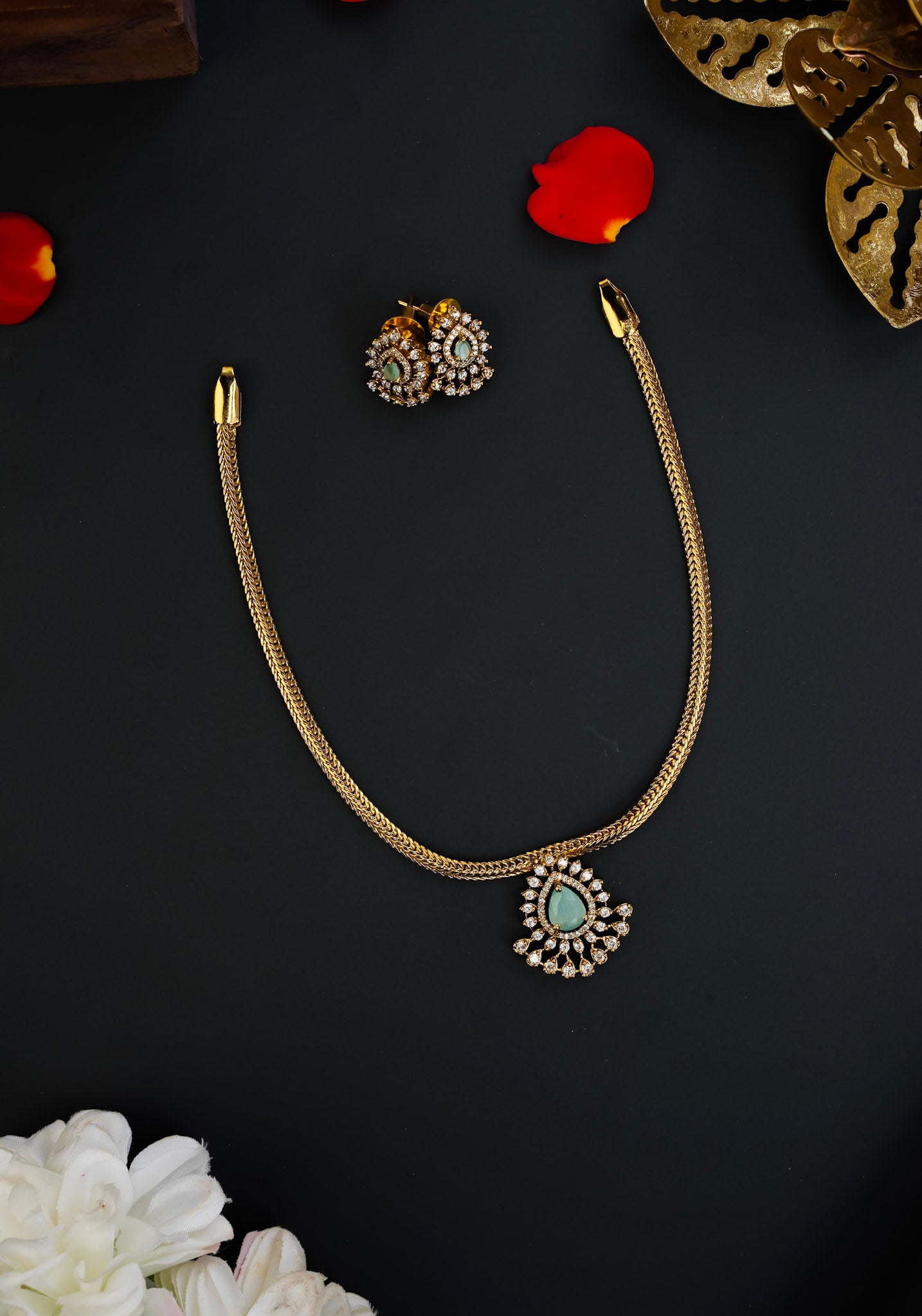 MINIMAL NECKSET (MINT GREEN)