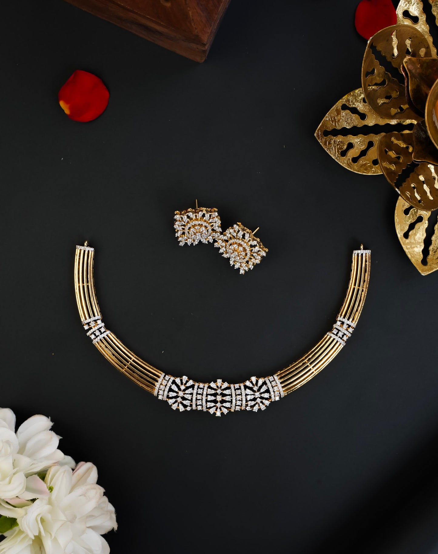 GOLD LOOKALIKE NECKSET