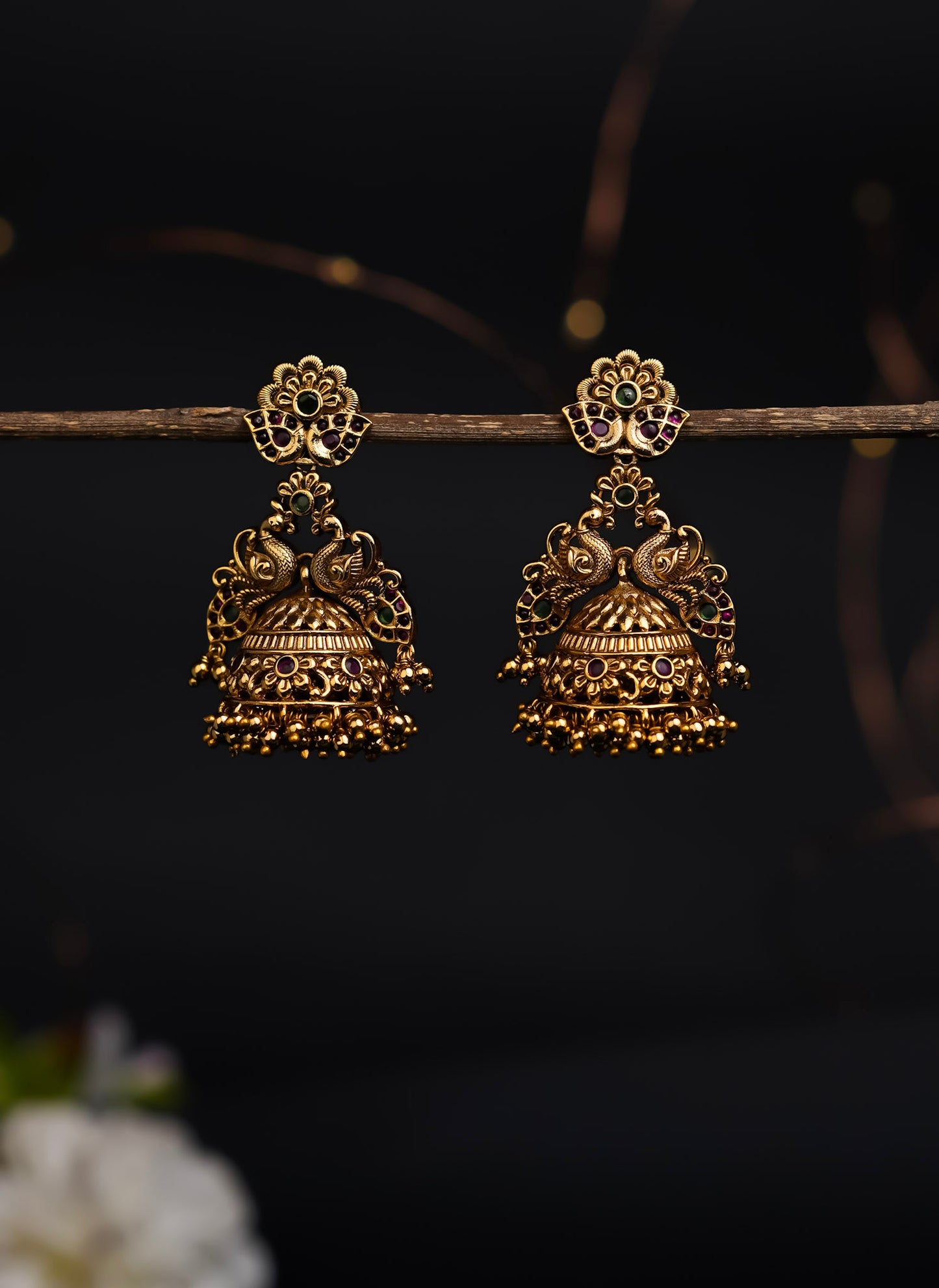 GOLD LOOKALIKE JHUMKAS