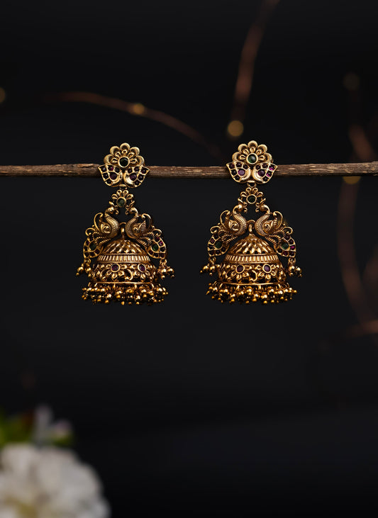 GOLD LOOKALIKE JHUMKAS