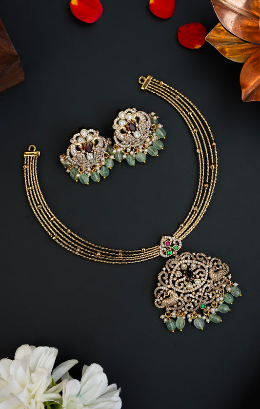 KANTE NECKSET (MINT GREEN)