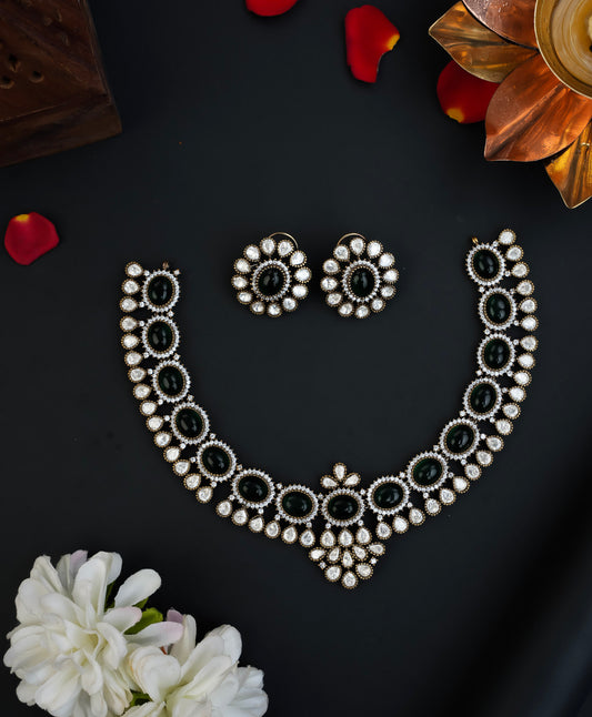 GREEN MOISSANITE NECKSET