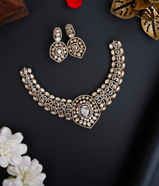 PARTYWEAR NECKSET (WHITE)