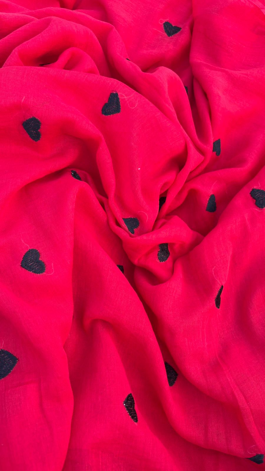 RED MUL COTTON SAREE