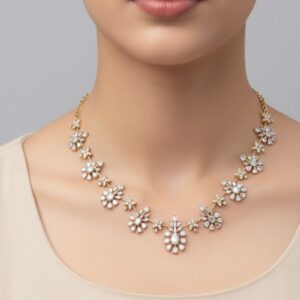 DIAMOND LOOKALIKE NECKSET