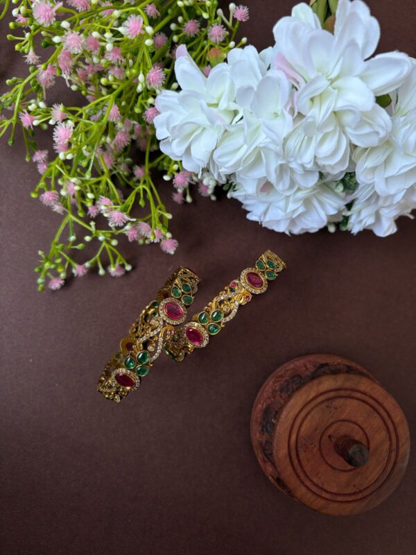 GOLD LOOKALIKE BANGLES - Image 2
