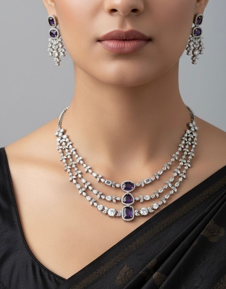 LAYER NECKSET (PURPLE)