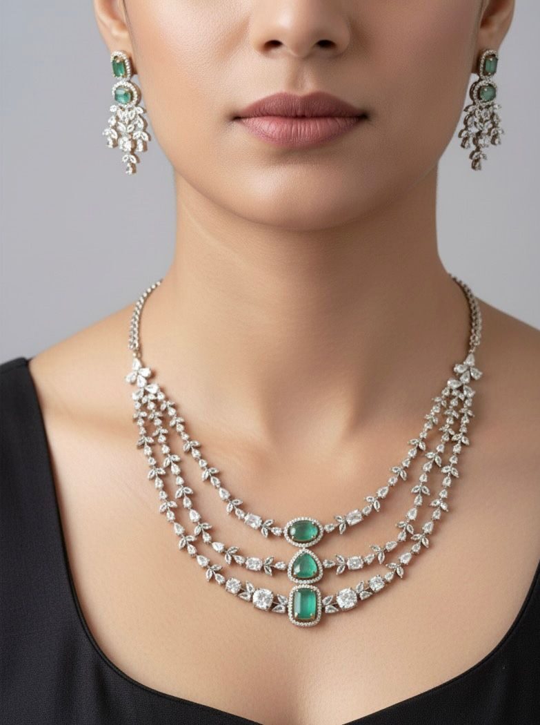 3 LAYER NECKSET (MINT GREEN)