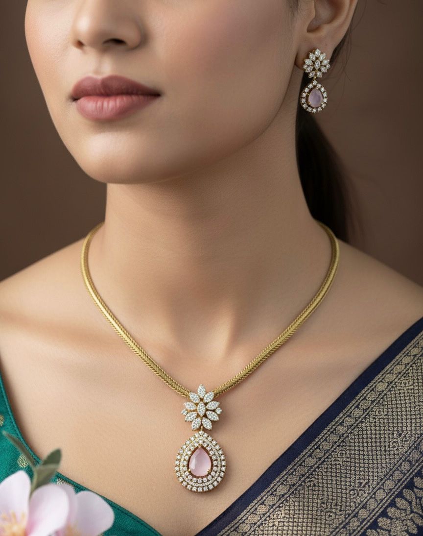 SIMPLE NECKSET (BABYPINK)