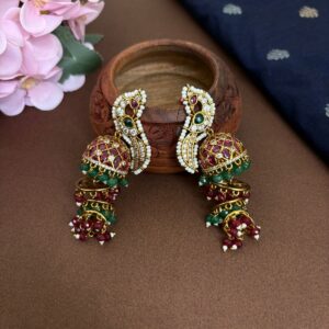 PEACOCK JHUMKAS