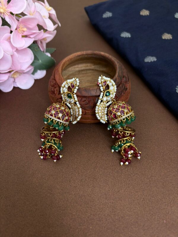 PEACOCK JHUMKAS