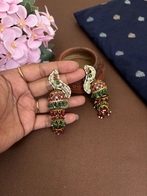 PEACOCK JHUMKAS - Image 2