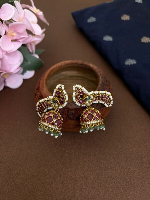 PEACOCK JHUMKAS