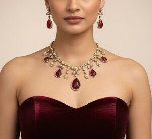 VICTORIAN NECKSET (RED)