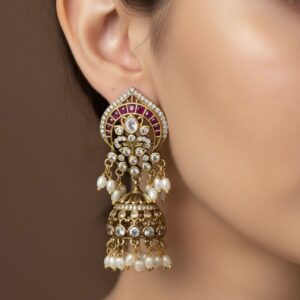 FLORAL JHUMKAS