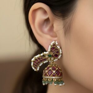PEACOCK JHUMKAS