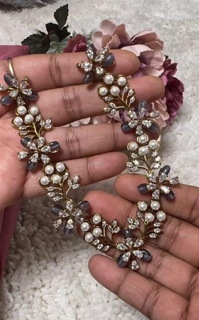 PARTYWEAR NECKSET (PURPLE)